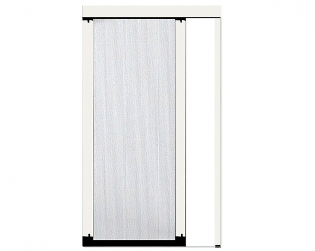 mosquitera plisada para ventana de pvc y aluminio en color blanco con medidas 40cm x 100cm